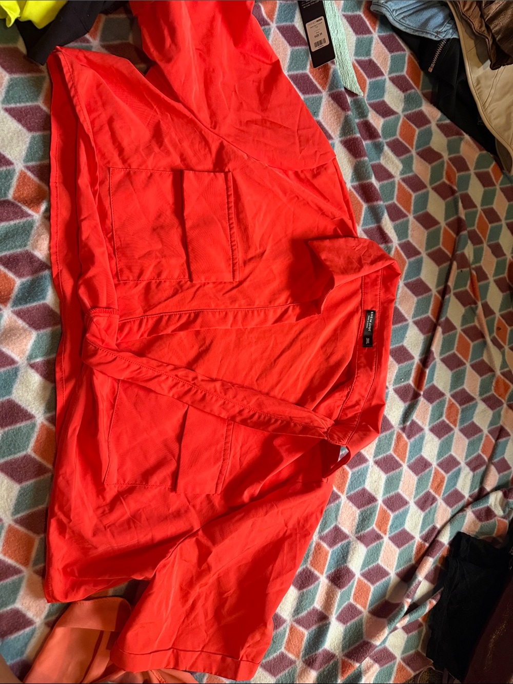 Women's Orangish-Red Top